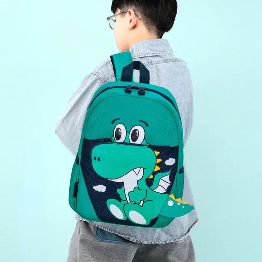 Autumn New Primary School Students Cartoon Dinosaur Girls Boys Schoolbags Grade 1-2 Children Fashion Cute Leisure Backpacks 2022