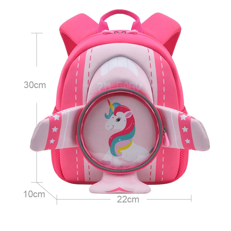 Baby Girls Boys Backpacks High Quality Kindergarten Schoolbag Kids Backpack for Girls Pink unicorn School Bags 2-6 Years