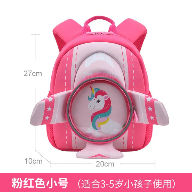 Baby Girls Boys Backpacks High Quality Kindergarten Schoolbag Kids Backpack for Girls Pink unicorn School Bags 2-6 Years