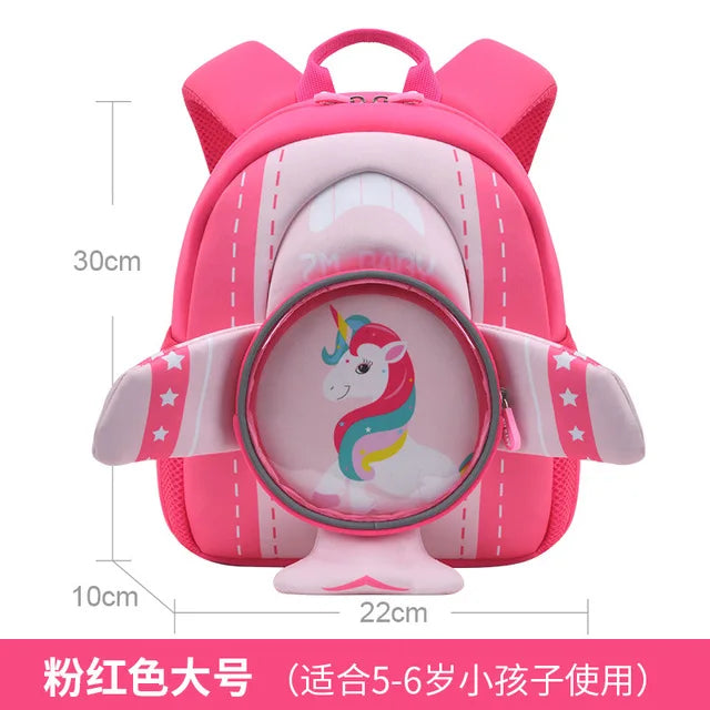 Baby Girls Boys Backpacks High Quality Kindergarten Schoolbag Kids Backpack for Girls Pink unicorn School Bags 2-6 Years