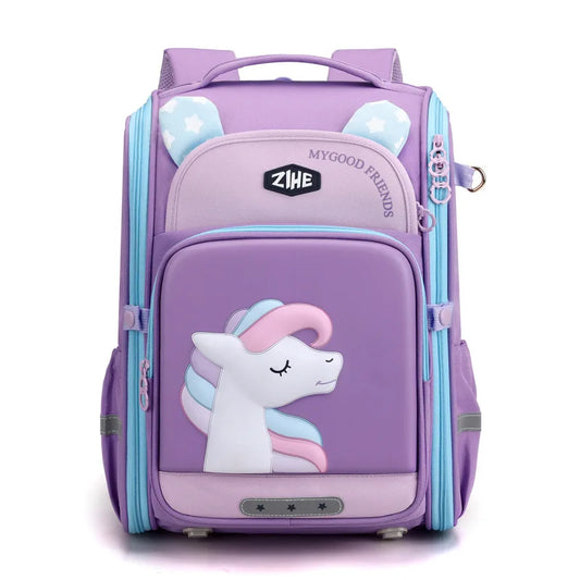 Children's Space Bag Schoolbag Primary School Girl Unicorn Two Fourth Grade Backpack Primary School Girl Schoolbag