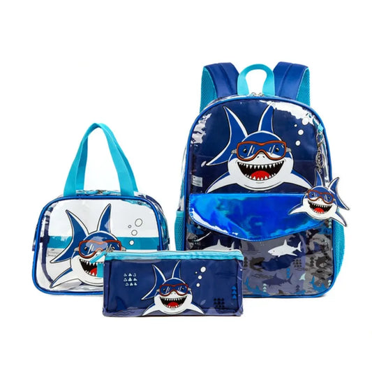 Cute Dinosaur Children's Backpack School Bags for Boy's Backpack Kids School Bags 3 IN 1 Sets Books Bags High Capacity 2023