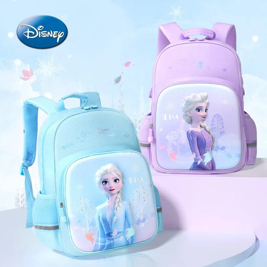 Disney Frozen Elsa Anna Cartoon Schoolbag Girls Backpack Children Primary School Schoolbag Children Backpack