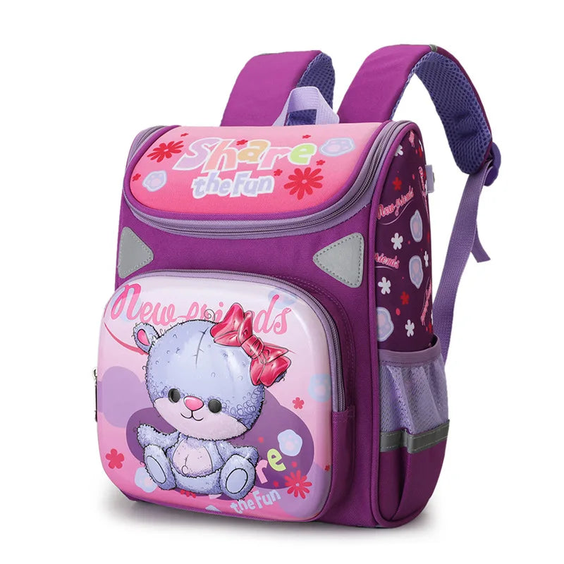 High Quality Brand School Bags For Girls Boys Cartoon Orthopedic Backpack Children School Bags Kids Satchel Knapsack Mochila