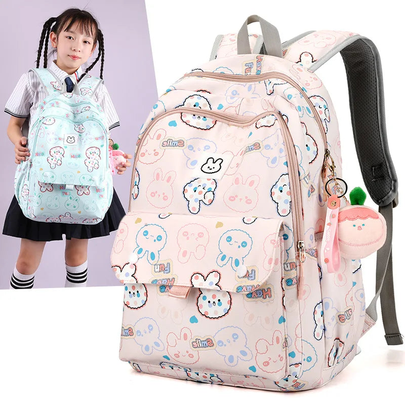 High-looking Backpack for Girls Lightweight and Large-capacity Schoolbag for Middle and High School Students Casual Backpack