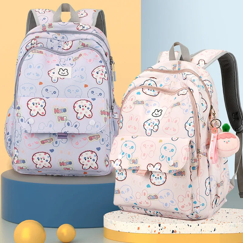 High-looking Backpack for Girls Lightweight and Large-capacity Schoolbag for Middle and High School Students Casual Backpack