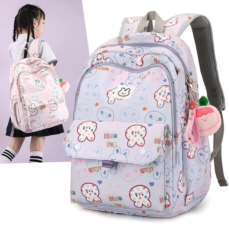 High-looking Backpack for Girls Lightweight and Large-capacity Schoolbag for Middle and High School Students Casual Backpack