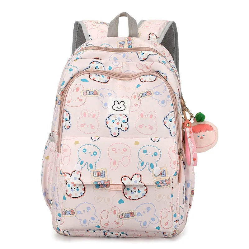 High-looking Backpack for Girls Lightweight and Large-capacity Schoolbag for Middle and High School Students Casual Backpack