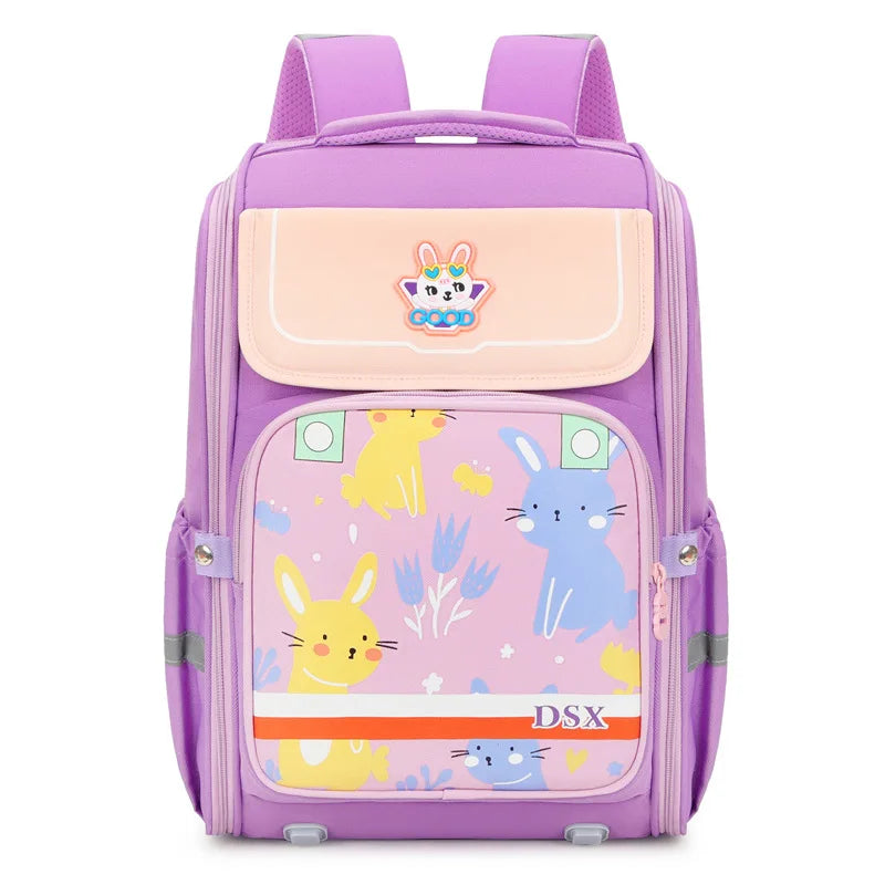 Kids 1-6 Grade School Backpacks For Girls Love Print Waterproof Primary School Bags Children Student Knapsack Mochila Escolar