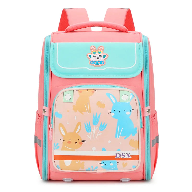 Kids 1-6 Grade School Backpacks For Girls Love Print Waterproof Primary School Bags Children Student Knapsack Mochila Escolar