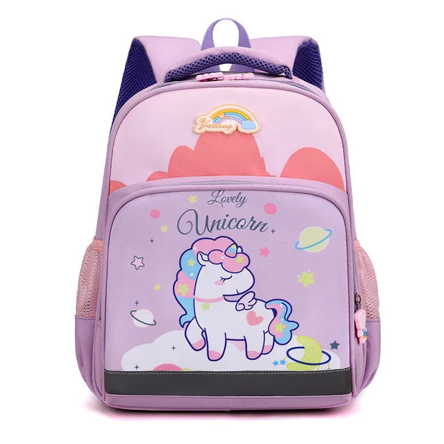 New Kindergarten Backpack School Bags For Girls Baby Princess Rabbit Satchel Waterproof Bag Orthopedic Boys Fashion Backpack