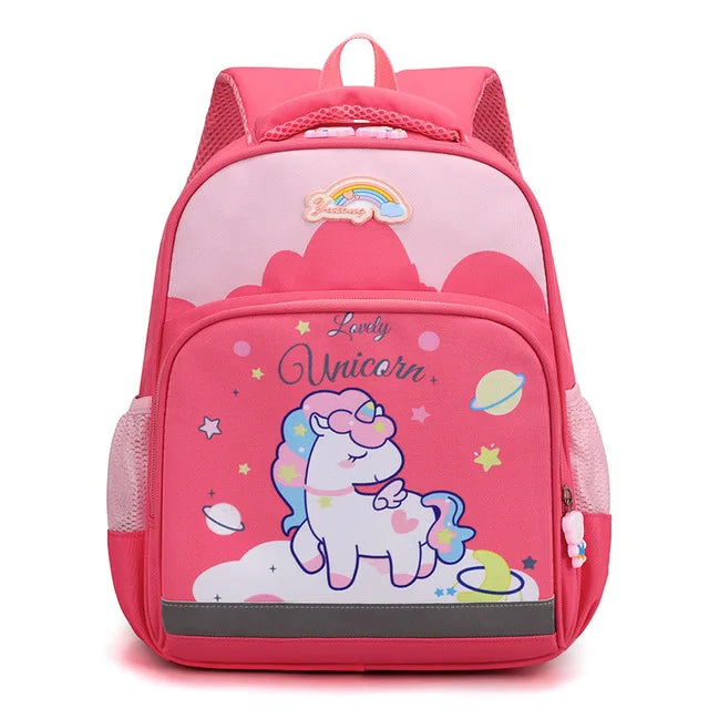 New Kindergarten Backpack School Bags For Girls Baby Princess Rabbit Satchel Waterproof Bag Orthopedic Boys Fashion Backpack