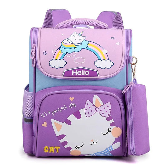 Waterproof Children School Bags for Girls Primary Princess School Backpack Orthopedic Backpacks Schoolbag Kids Mochila Infantil